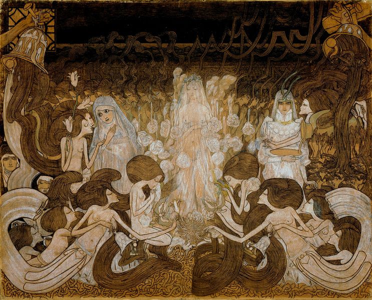 The three brides, Jan Toorop by Masterful Masters