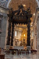 Altar in der Basilika St. Peter in Rom, Italien