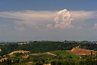 Dreiging in de lucht - Toscane - Italie