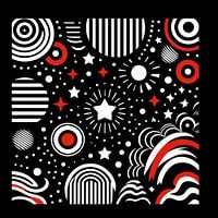 Schwarz Weiß Rot - Baby Kontrast