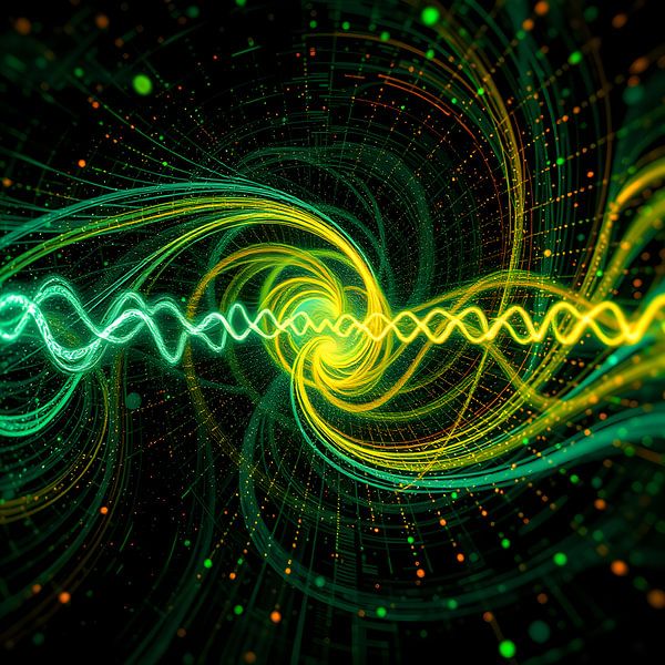 Une danse visuelle de l'énergie cosmique par Bart Veeken