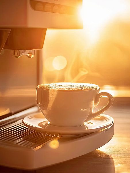 drink a cup of coffee or cappuccino by Egon Zitter