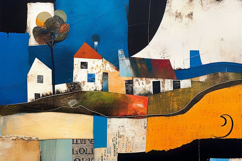 dekorative Malerei der Landschaft von Ariadna de Raadt-Goldberg