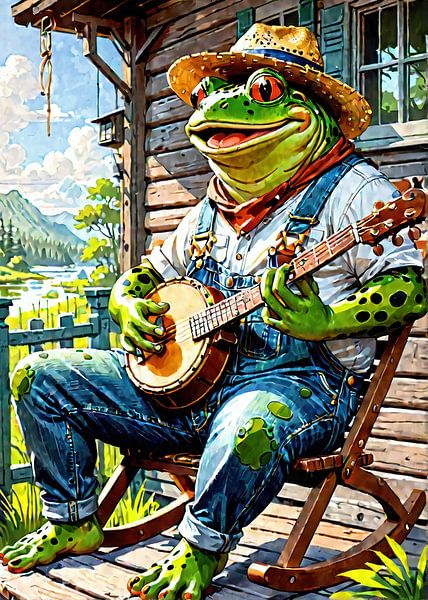 Frosch Banjo Frosch Serenade von atiq fauzi