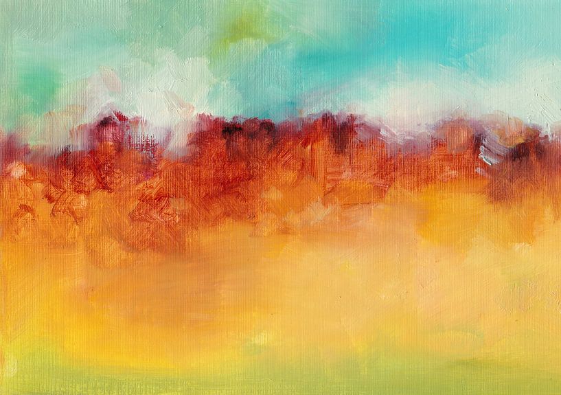 Autumn Hills by MK Abstrakt