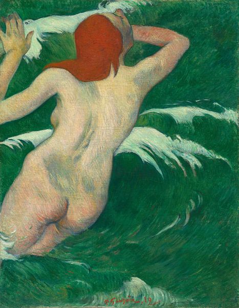 In the Waves, Paul Gauguin von Meisterhafte Meister