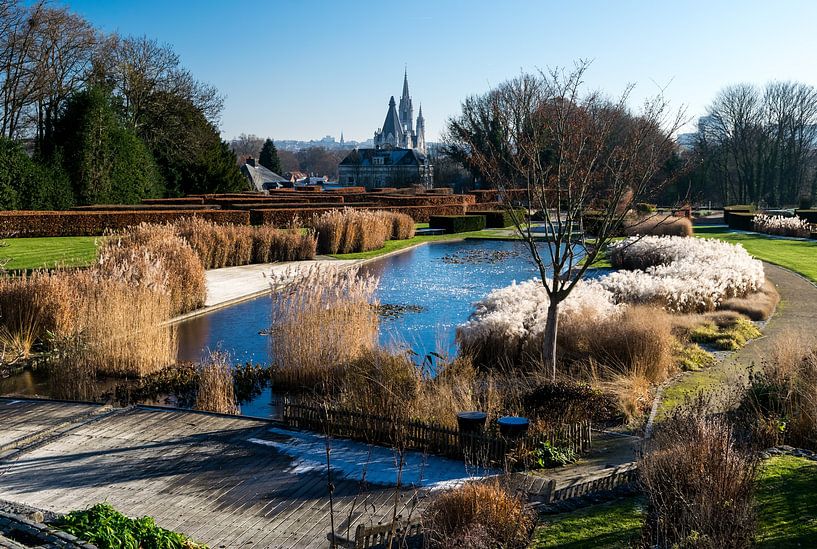 Panorama garden in Laeken, Brussels by Werner Lerooy