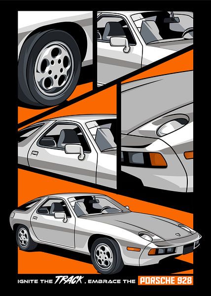 Porsche 928 Car by Adam Khabibi