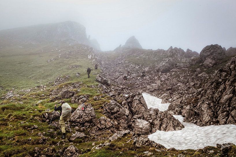 Aufstieg zur Nesselwängler Scharte van Rob Boon