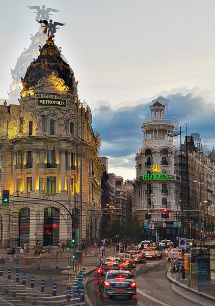 Gran Vía - Madrid von Birgit Wagner