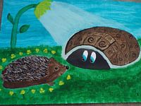 Igel und Schildkröte