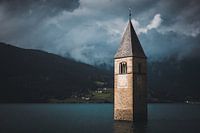 Die ertrunkene Kirche in einem Stausee