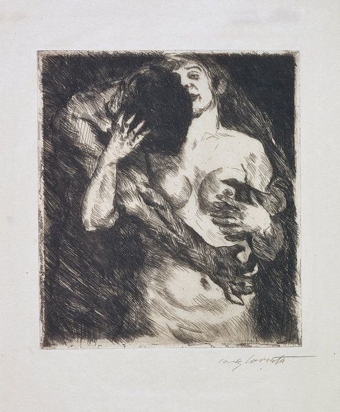 embrace (about Japan), LOVIS CORINTH, 1915 by Atelier Liesjes
