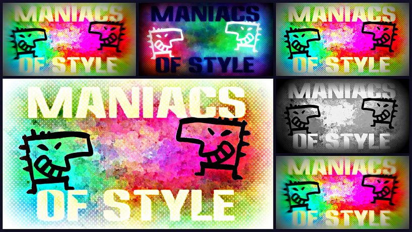 Collage maniacs of Style Figures par Nicky`s Prints