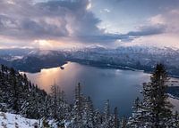 Sonnenaufgang über dem Walchensee