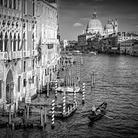 VENISE Grand Canal et Santa Maria della Salute | Monochrome