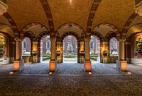 Rotterdam city hall, inner garden