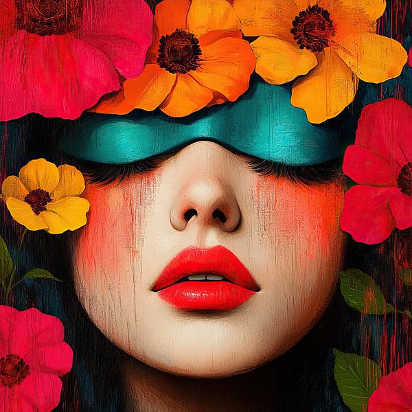 Blumen von Blickfänger Gemälde