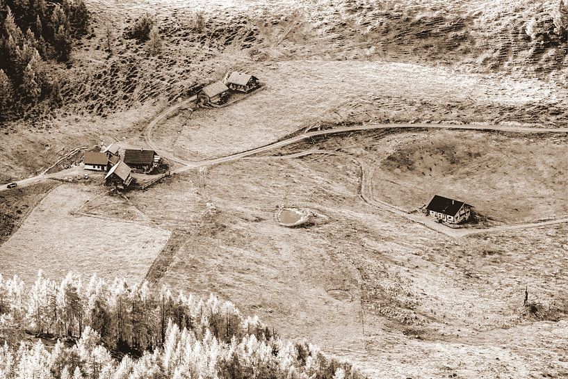 The Lackenalmen in sepia by Christa Kramer