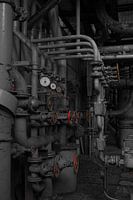 Schwarzweiß mit Rot