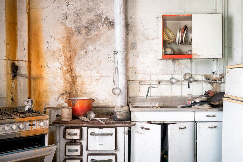 Cuisine à Decay. par Roman Robroek - Photos de bâtiments abandonnés