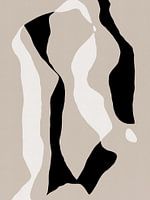 Shapes 8 | Neutral & Black Abstract Minimalism