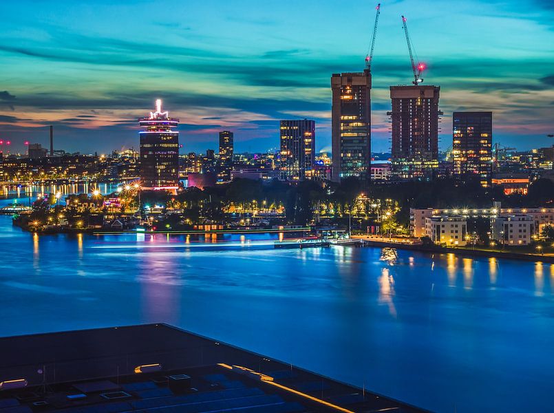 Amsterdam at night by Mustafa Kurnaz