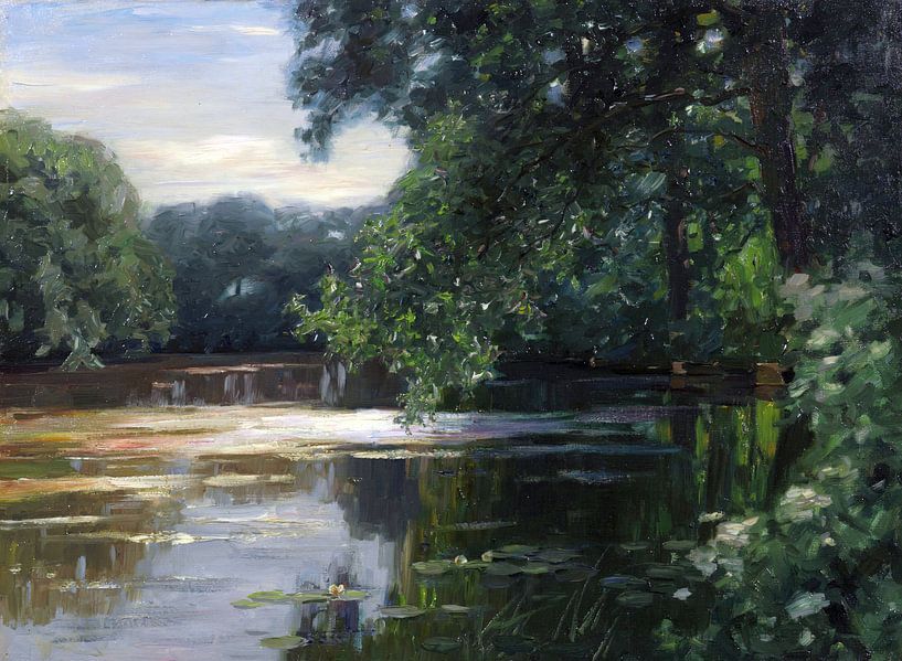 Pond, Viktring Austria, ALEXANDER KOESTER, Approx. 1908 by Atelier Liesjes