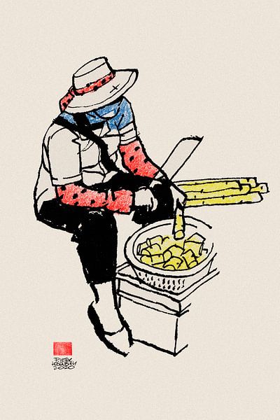 Woman Vietnam by Pieter Hogenbirk