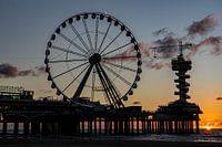 Den Haag im Sonnenuntergang