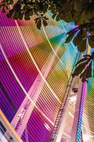 Abstrakte Lichter eines Karussells