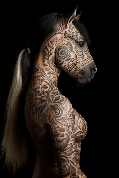 Horse girl - no 2 by Marianne Ottemann - OTTI