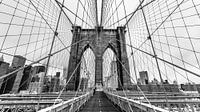 Brooklyn Bridge - New York (zwart-wit)