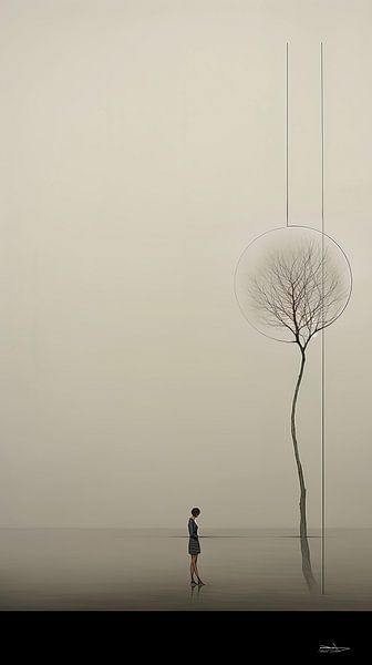 einsam und allein von Gelissen Artworks