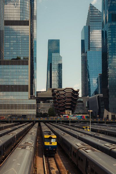 Hudson Yards - Trains et gratte-ciel à Midtown Manhattan par NZME Photography