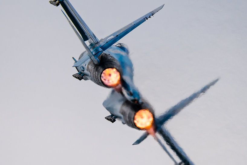 Postcombustion du Sukhoi Su-27 par KC Photography