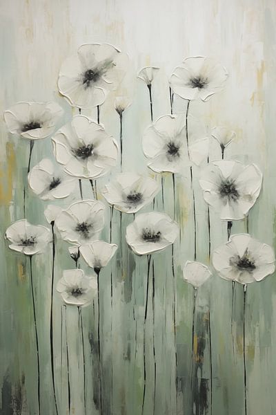 Blumen grün von Bert Nijholt