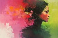 Vrouwenportret | Kleurrijke Vrouw