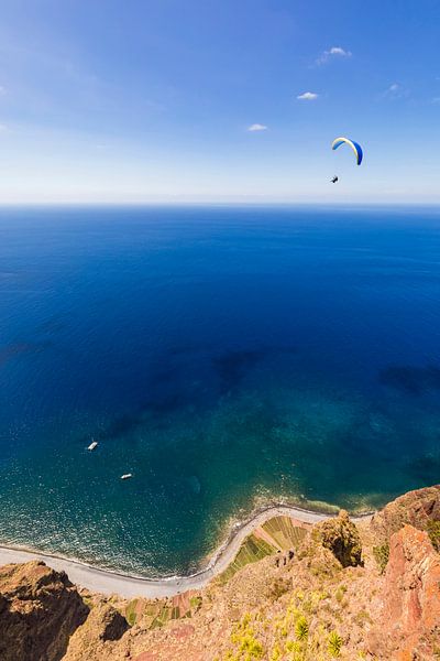 Parapente près de Cabo Girao à Madère par Werner Dieterich