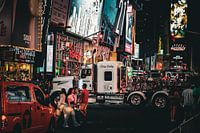 Taking a truck through Time Square