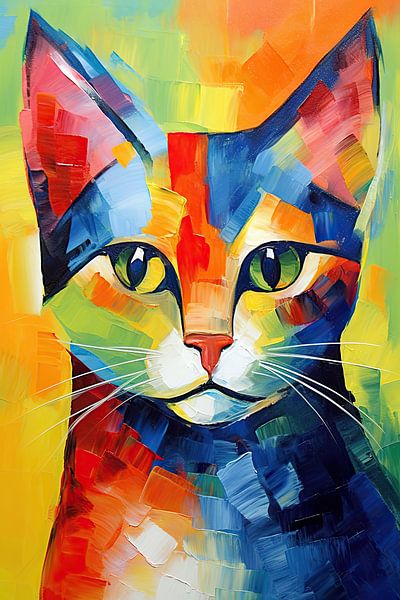 Cat abstract by Bert Nijholt