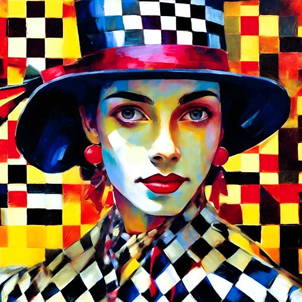 Schach Frau von Gert-Jan Siesling