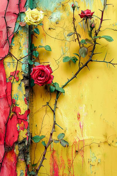 Decaying beauty by Klaus Tesching - Art-AI