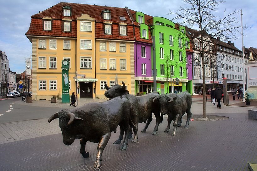 Lünen centre &quot;An der Persiluhr&quot; par Edgar Schermaul