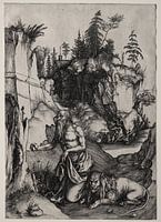 Saint Jérôme en repentance, Albrecht Dürer