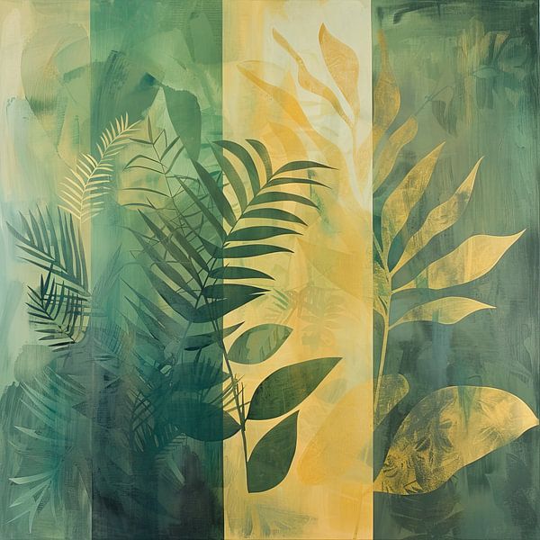 Natur Modern | Pflanzen und Laub von Wunderbare Kunst