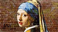 Girl with a Pearl Earring - Johannes Vermeer -graffiti