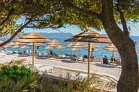 Urlauber am Mittelmeer