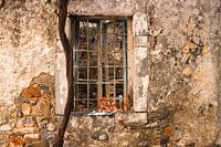 Old wall with window