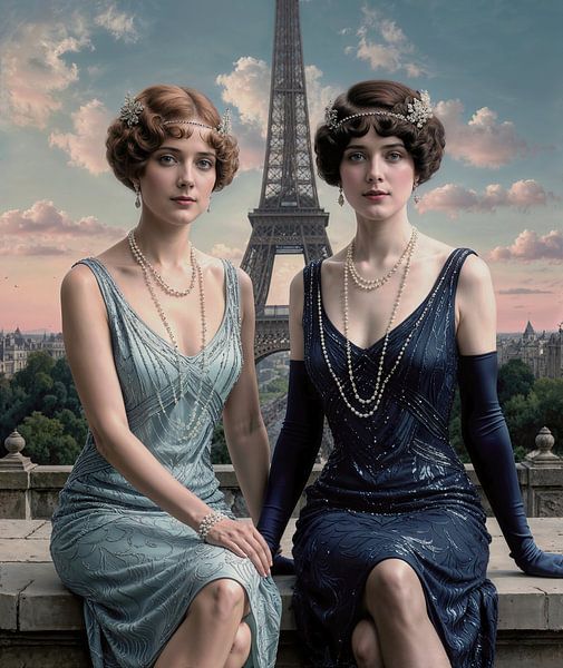 Models in Paris van Wall Art Creations by Peter